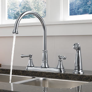 Kitchen Faucets with a Side Sprayer