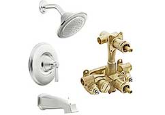 Tub & Shower Faucets With Valves
