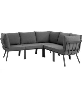 Product Image: EEI-3789-SLA-CHA Outdoor/Patio Furniture/Outdoor Sofas