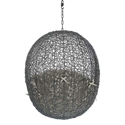 Hide Sunbrella Fabric Swing Outdoor Patio Lounge Chair Without Stand