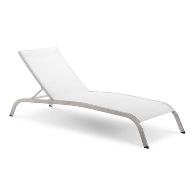 Savannah Outdoor Patio Mesh Chaise Lounges Set of 4