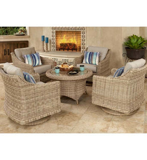 Product Image: FP-CAR-5RCHT-SW-PR-LC Outdoor/Patio Furniture/Patio Conversation Sets