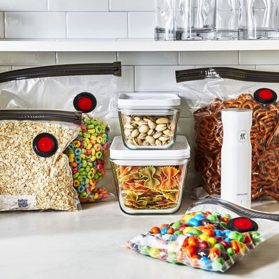 Fresh and Save Seven-Piece Glass Vacuum Starter Set