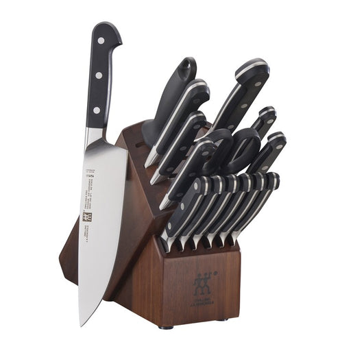 Pro Sixteen-Piece Knife Block Set with Acacia Block