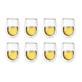 Sorrento 10 oz/296 ml Stemless White Wine Glasses Set of 8