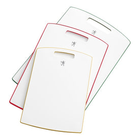 Three-Piece Plastic Cutting Board Set - Multi