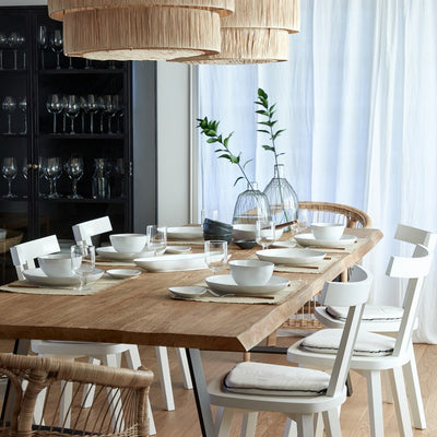 Livia 13" Oval Platter - White