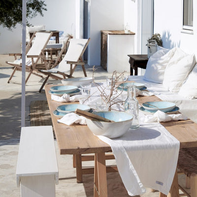 Eivissa 13" Oval Platter - Sea Blue