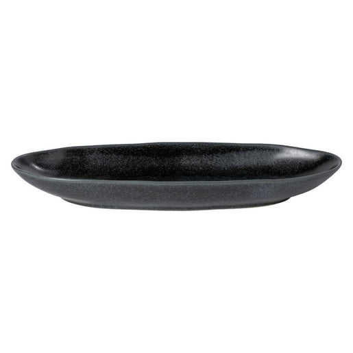Livia 13" Oval Platter - Matte Black