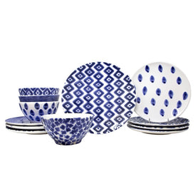 Santorini Assorted Twelve-Piece Place Setting
