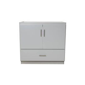 Simplicity Slab 36"W x 21"D x 34.5"H Single Bathroom Vanity Cabinet Only with No Side Drawers
