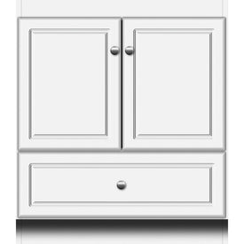 Simplicity Ultraline 30"W x 21"D x 34.5"H Single Bathroom Vanity Cabinet Only with No Side Drawers