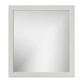 30"W x.75"D x 32"Framed Mirror Rounded Dewy Morning