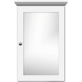 Shaker 19"W x 6.5"D x 27"H Single Door Medicine Cabinet