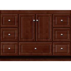 Simplicity Ultraline 48"W x 21"D x 34.5"H Single Bathroom Vanity Cabinet Only with Side Drawers