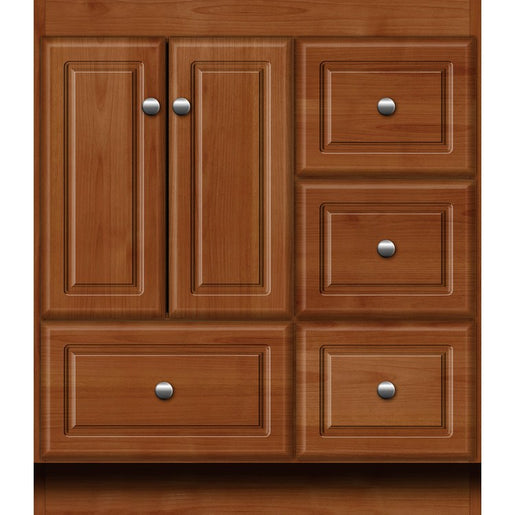 Simplicity Ultraline 30"W x 21"D x 34.5"H Single Bathroom Vanity Cabinet Only with Right Drawers