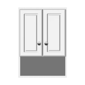 Simplicity Ultraline 18"W x 8.5"D x 26"H Overjohn