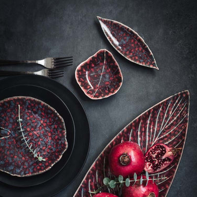 Riviera 4" Dip Dish Leaf - Set of 6