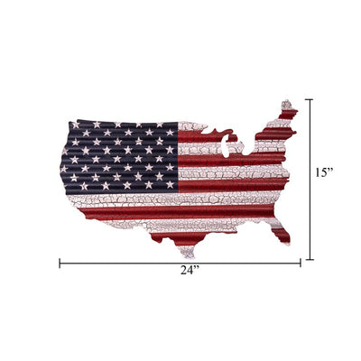 USA Map Wall Decor