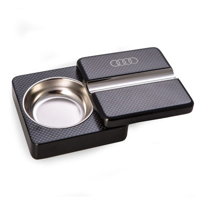 Pivot Design Carbon Fiber Single Cigar Ashtray