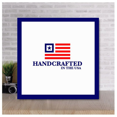 Patriotic Mason Flag 12" x 18" Canvas Wall Art