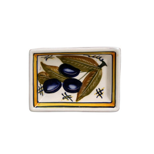 Alentejo Terracotta 4" Rectangular Dipping Plate - Set of 6