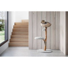 Uni Cat Tree with Basket - Gray