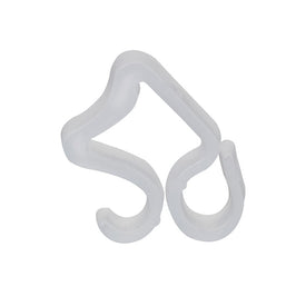 Clear Outdoor Gutter Christmas Light Clips 50-Pack