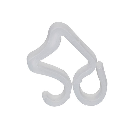 Clear Outdoor Gutter Christmas Light Clips 50-Pack