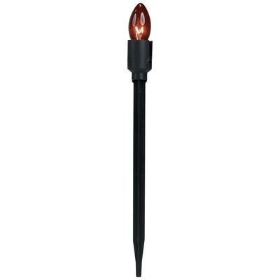 12" Red Berry Candle Lighted Window Silhouette Christmas Decoration