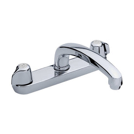 Kitchen Faucet Classics 8 Inch Spread 2 Metal ADA Chrome 2.2 Gallons per Minute