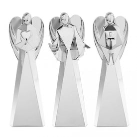 Faith, Love, and Peace Angel Figurines