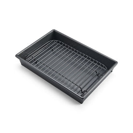 Petite Roast Pan with Rack - Gray