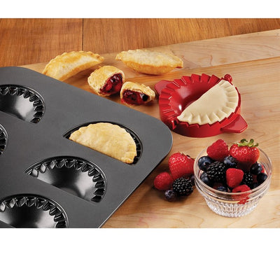 Professional Mini Hand Pie Pan with Cut-and-Press Tool