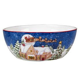 Santa's Workshop 10" x 4" Deep Bowl