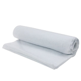 8' x 3' White Glittered Artificial So' Snow Christmas Blanket