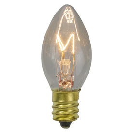 Replacement 2" C7 Incandescent Clear Twinkle Bulbs Pack of 4