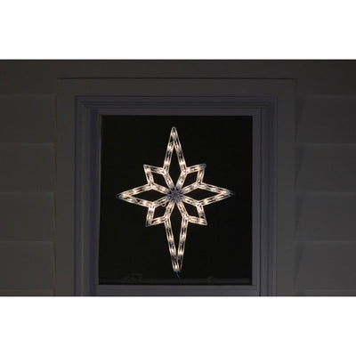 18" Lighted Star of Bethlehem Christmas Window Silhouette Decoration