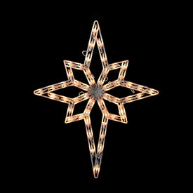 18" Lighted Star of Bethlehem Christmas Window Silhouette Decoration