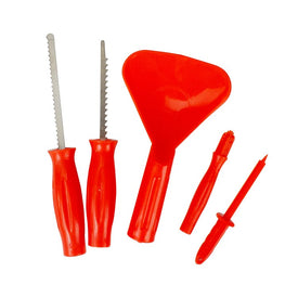10.25" Orange Pumpkin Carving Kit