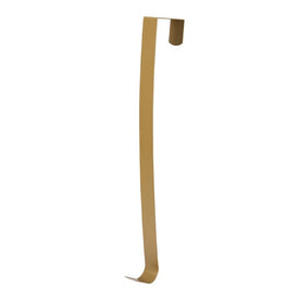 14" Matte Gold Over-The-Door Christmas Wreath Hanger