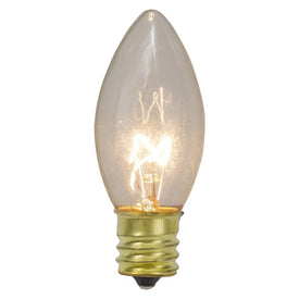 Replacement Clear C9 Transparent Christmas Bulbs Pack of 4