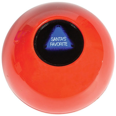3.75" Red Naughty or Nice Christmas Crystal Ball