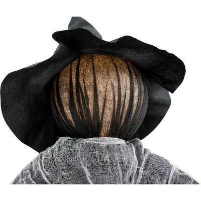 47" Witch Light-Up Lawn Decor with Stakes and Hanging Option