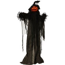Pumpkin Man with Standing Lights and Sound