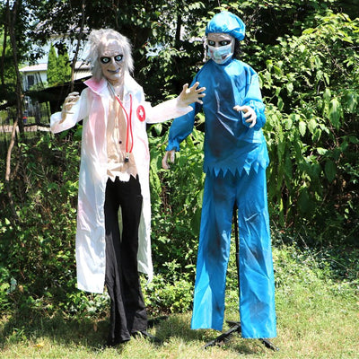 66.93" Standing Animated Doctor