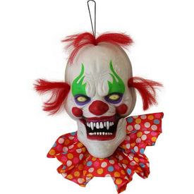 22.8" Hanging Talking Clown Head