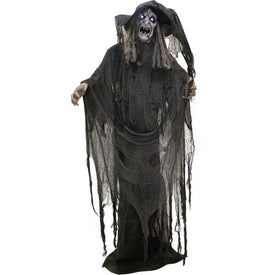 68.89" Animated Turning Standing Witch