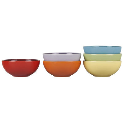 Multi-Color Pinch Bowl Six-Piece Gift Set - Cerise, Flame, Soleil, Palm, Caribbean & Provence