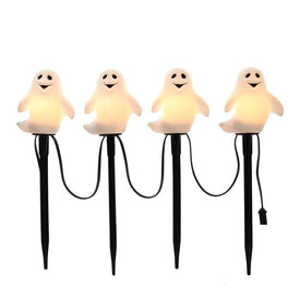 Four-Piece Ghost Yard Stake Light Set